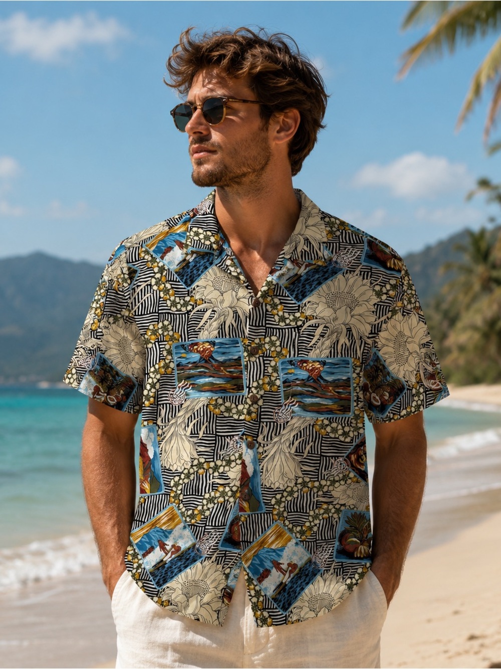 Vintage Reyn Spooner  XL Rayon Surf Aloha Relaxed Fit 1994 Joe Kealoha